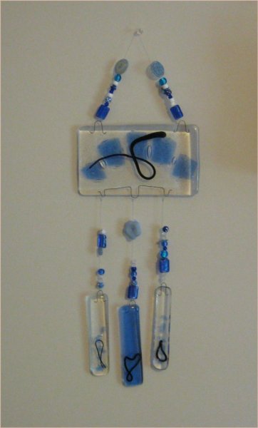 glass wind chimes. These wind chimes are a